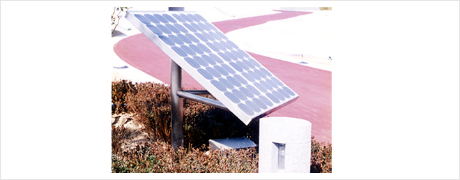 吹田市ポケットパーク　ソーラーシステム